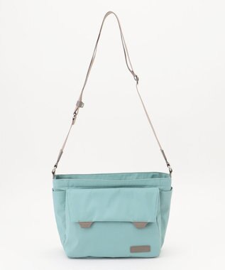 Y'SACCS ダブルタブ　トラベルショルダーバッグ ライトグリーン