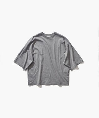 ATON 【26FW】SUVIN 60/2 | ワイドスリーブＴシャツ TOP GRAY