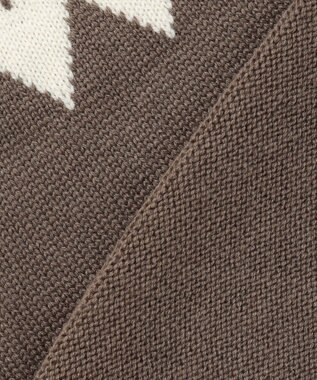 自由区 S フェアアイル ニット グレー系