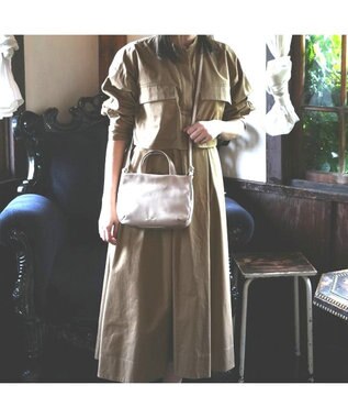 Regalo Felice 【触りたくなるソフトレザー】ミニショルダー / REGALO GYG(グレージュ)