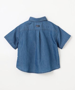 J.PRESS KIDS 【100-130cm】4.5オンス TC デニム 半袖シャツ ネイビー系