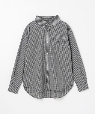 J.PRESS KIDS 【140-170cm】オックス チェックシャツ ネイビー系3