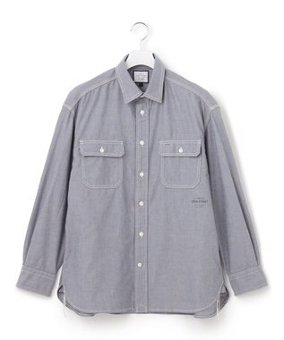 J.PRESS YORK STREET 【UNISEX】シャンブレーワークシャツ サックスブルー系