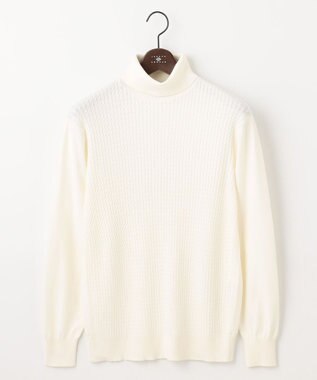 JOSEPH ABBOUD 【洗える/チクチクしない/3シーズン対応】SNOWY タートルネック ニット アイボリー系