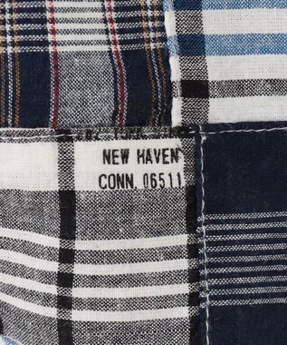 J.PRESS MEN パッチワーク プルオーバーシャツ ネイビー系9