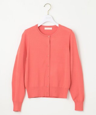 ANY SIS L 【接触冷感 / UVケア】ベーシッククールタッチ カーディガン 【WEB限定】オレンジ