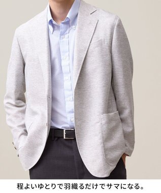 J.PRESS MEN 新色追加【WEB限定】【吸水速乾 / 洗える / 超軽量 / ストレッチ】ブリーザブルレノクロス ジャケット ベージュ系