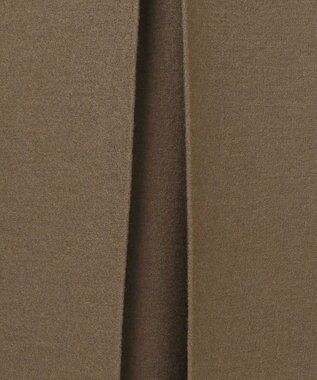 23区 S ウールミルドジャージー ボックスタック ジャンパースカート カーキ系