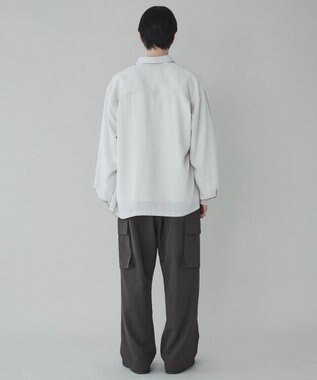 WEGO トロミBIGシャツ ライトベージュ