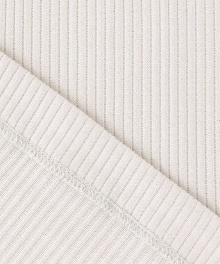 J.PRESS LADIES 【洗える】リブ ノースリーブ カットソー グレージュ系
