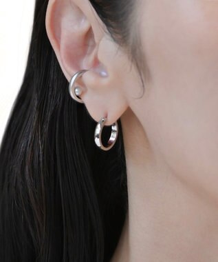 susui 【pearl doughnut】イヤカフ (SVMAT) シルバー/マット