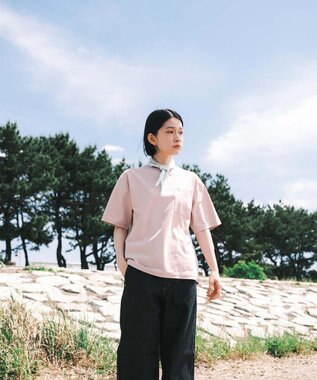 SHARE PARK LADIES 【UVカット・吸水速乾・ストレッチ・軽量 】ロゴポケットTシャツ（S・Mサイズ） ピンク系