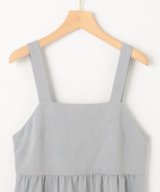 組曲 【WEB限定】ティアードワンピース ライトグレー系