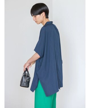 AMERICAN HOLIC 接触冷感ポンチョフレンチスリーブシャツ Navy