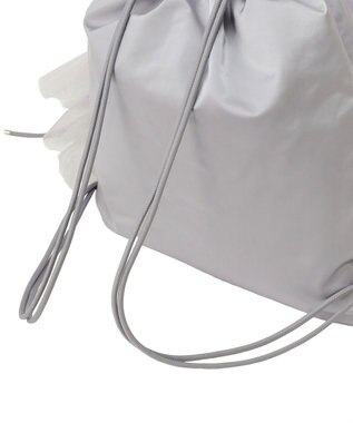 Maison de FLEUR チュールフリルナップサック Gray