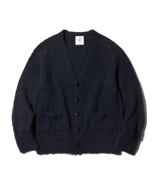 【J.PRESS ORIGINALS】SHETLAND WOOL SHAGGY SADLE CARDIGAN