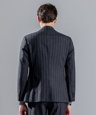 JOSEPH HOMME ピンヘッドストライプジャガード　ジャケット グレー系1
