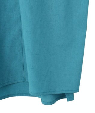 Green Parks 半袖シアースキッパーシャツワンピース Blue