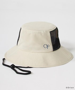 OP／FILA 【Ocean Pacific×ORION】タレ付きビーチハット ベージュ