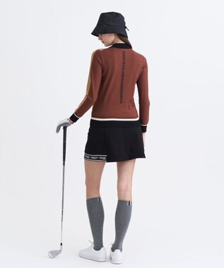 23区GOLF 【WOMEN】カラーブロックセーター ベージュ系