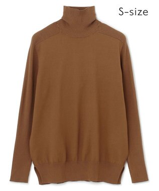 BEIGE， 【S-size】WILLOW / ハイネックニット L.Brown