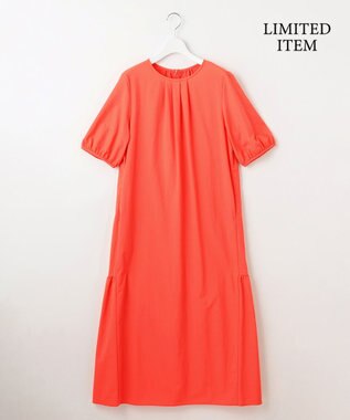 自由区 【カタログ掲載・WEB限定・接触冷感・UVカット・洗える】ファンクショナル ドレス オレンジ