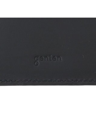 genten スクエアウォレット ラクダ革名刺入れ チャ