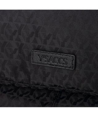 Y'SACCS ポーチ付きモノグラム2WAYトート ブラック