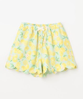 ANY KIDS 水陸両用 総柄 ショートパンツ レモン柄
