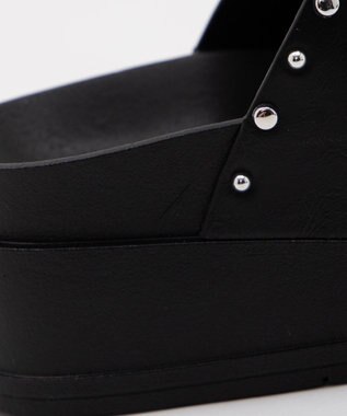 WEGO スタッズベルトサンダル ブラック
