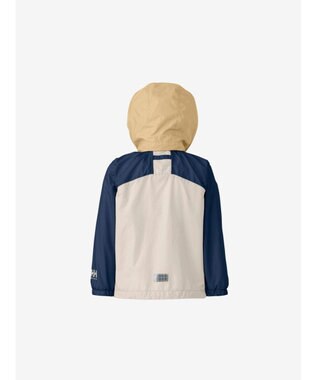HELLY HANSEN 【キッズ・はっ水・高視認・クイックフリー・記名ラベル付・フード取り外し可】キッズ ヴォーゲンジャケット オーシャンネイビー×ジンジャーイエロー