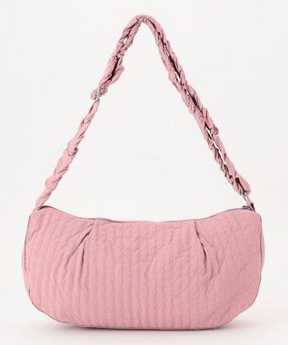 Y'SACCS 【Y’SACCS vous et】ギャザーショルダーヌビバッグ ダークピンク