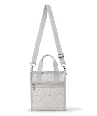 LeSportsac MINI N/S TOTE W/ PEARLS/ミストグレーパール ミストグレーパール