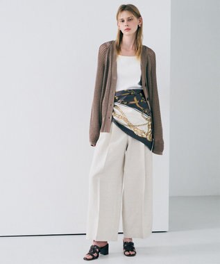 uncrave メッシュニット カーディガン トープ