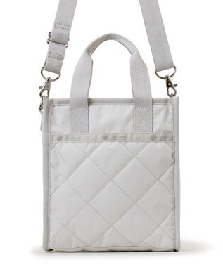 LeSportsac MINI N/S TOTE W/ PEARLS/ミストグレーパール ミストグレーパール