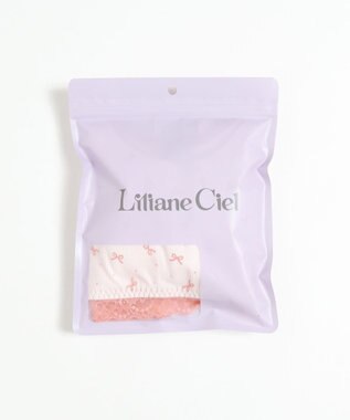 WEGO 【ハーフトップ＆ショーツセット】Liliane　Ciel　リボンドット ピンク