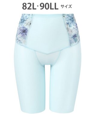 WACOAL ガードル 【肌リフト】 下半身のたるみをリフトアップ スリムなシルエット ロング丈 一枚ばき可能 レディース GRC424 /ワコール ターコイズ