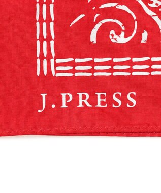J.PRESS MEN 【J.PRESS YACHT CLUB】プリントバンダナ レッド系5