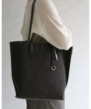 MORROW by thank 【A4サイズ収納可/軽量】VIVIAN LARGE ASスエード　ブラック