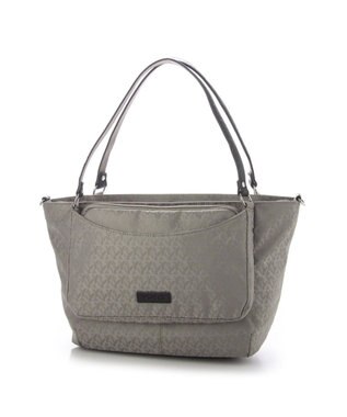 Y'SACCS ポーチ付きモノグラム2WAYトート