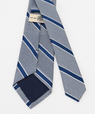 J.PRESS MEN 【JAPANESE SILK FRESCO TIE COLLECTION】レジメンタル ネクタイ ブルー系1