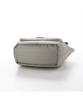 Y'SACCS ポーチ付きモノグラム2WAYトート グレー