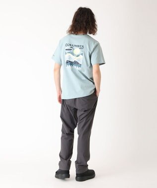 Columbia Columbia/ エクスプローラーズキャニオンバックショートスリーブティー /コロンビア Crushed Blue、 Peaks and Waves
