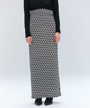  【洗える】MODESTO / ジャージーストレッチIラインロングスカート