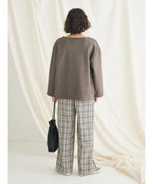 CRAFT STANDARD BOUTIQUE 圧縮ニットソープルオーバー Brown