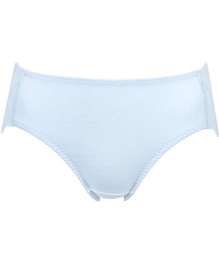 Wing ショーツ 【綿の贅沢オーガニック】 オーガニックコットン混 はきこみ丈ふつう EC2110 ウイング／ワコール サックス