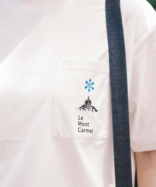 SHARE PARK LADIES 【UVカット・吸水速乾・ストレッチ・軽量 】ロゴポケットTシャツ（S・Mサイズ） ホワイト系