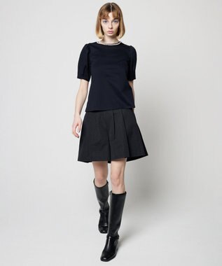 TOCCA 【消臭・洗える！】WHITE DROPS トップス ネイビー系