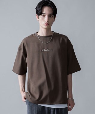 WEGO 【速乾/しわになりにくい/MLサイズ展開】ドライポリアンサンブルプルオーバー（SS） ブラウン