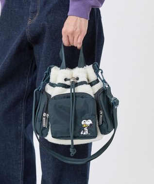 LeSportsac CONV DRAWSTRING CRSSBDY/ウォームハグコンバーティブルクロスボディ ウォームハグコンバーティブルクロスボディ